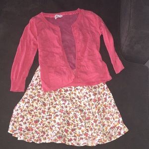 Bundle cardigan & Skirt Juniors